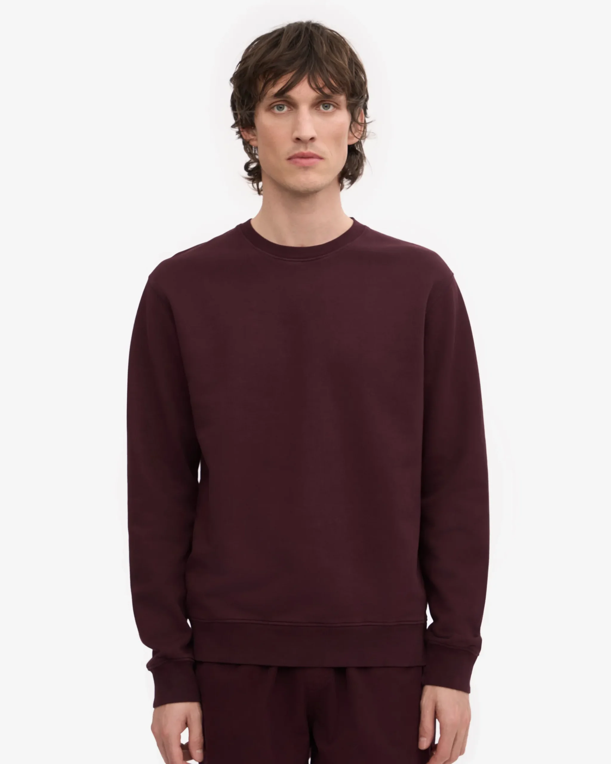 Organic Classic Sweatsuit - Oxblood Red