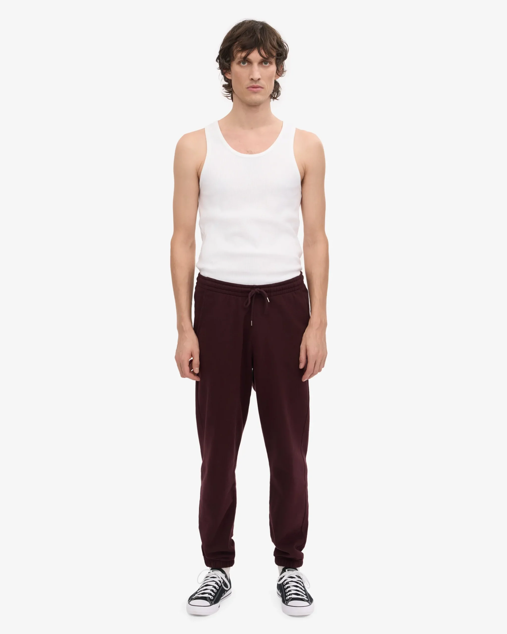 Organic Classic Sweatsuit - Oxblood Red