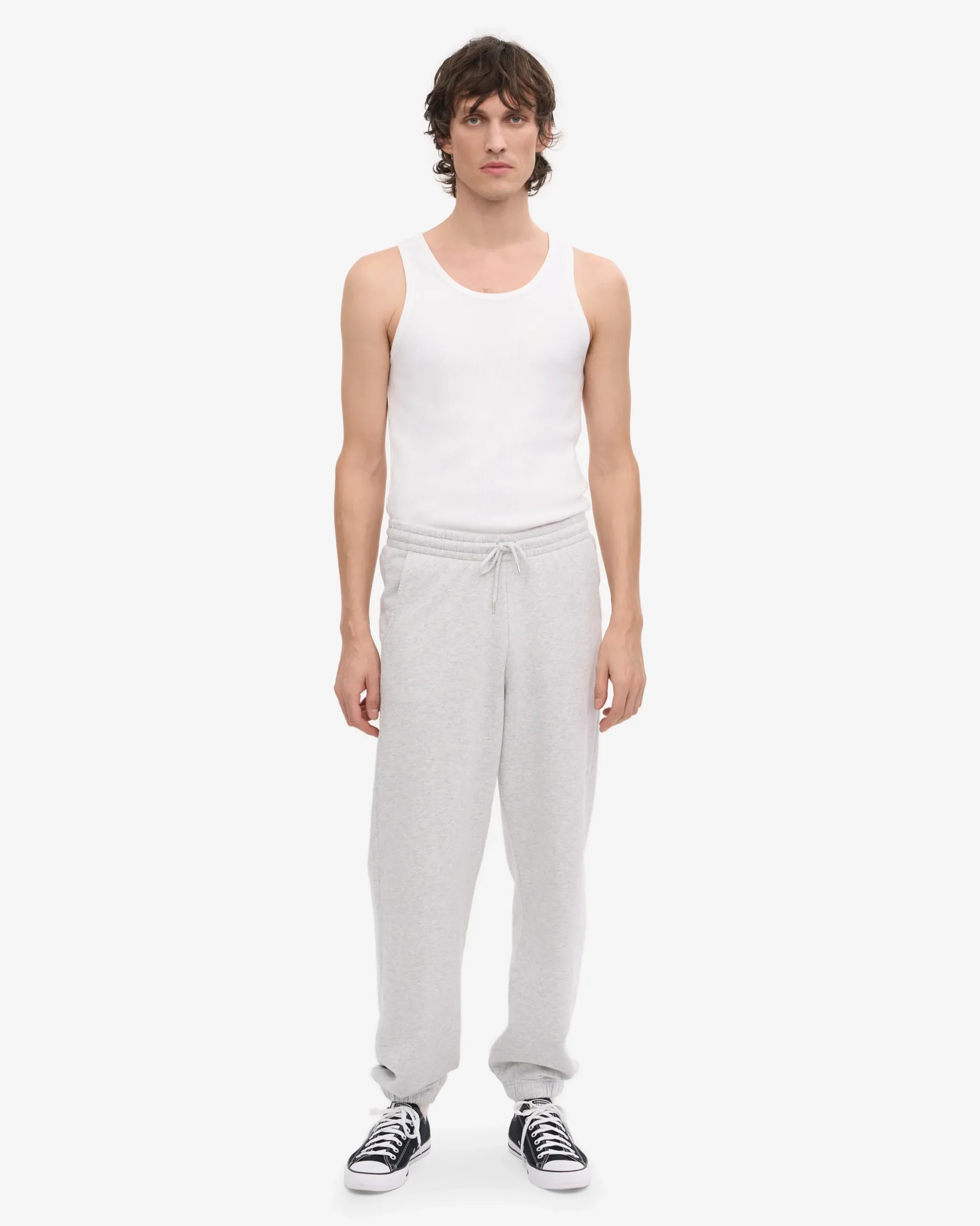 Organic Classic Sweatsuit - Snow Melange