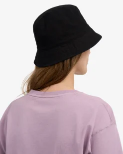 Organic Cotton Bucket Hat - Deep Black