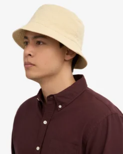 Organic Cotton Bucket Hat - Ivory White