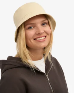 Organic Cotton Bucket Hat - Ivory White
