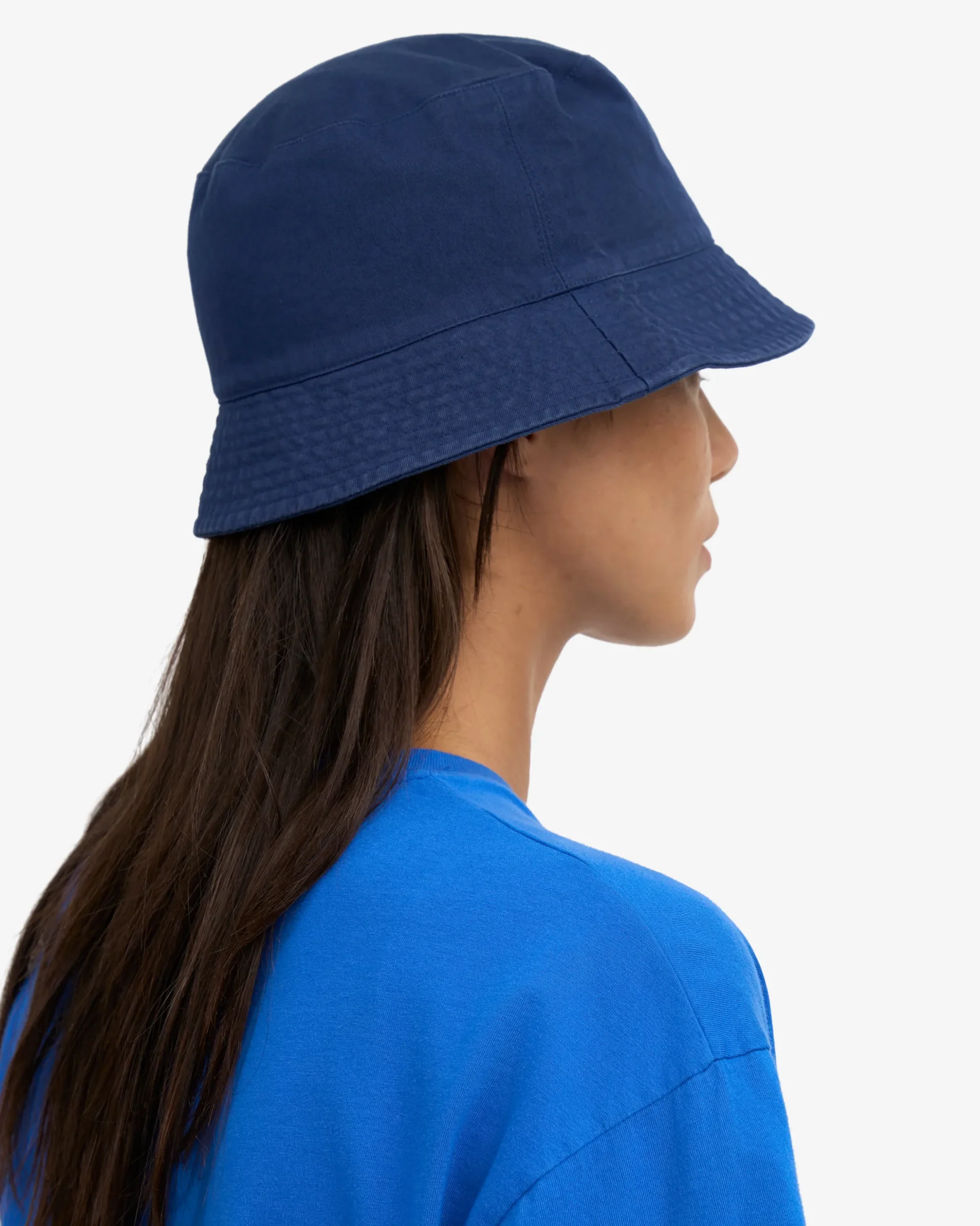 Organic Cotton Bucket Hat - Marine Blue