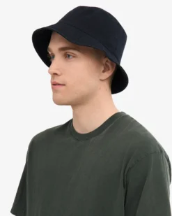 Organic Cotton Bucket Hat - Navy Blue