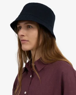 Organic Cotton Bucket Hat - Navy Blue