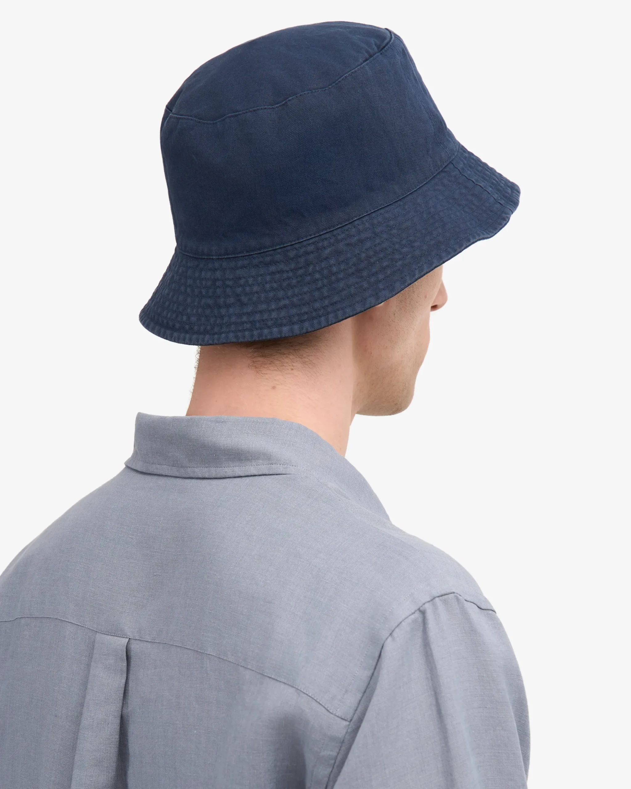 Organic Cotton Bucket Hat - Petrol Blue