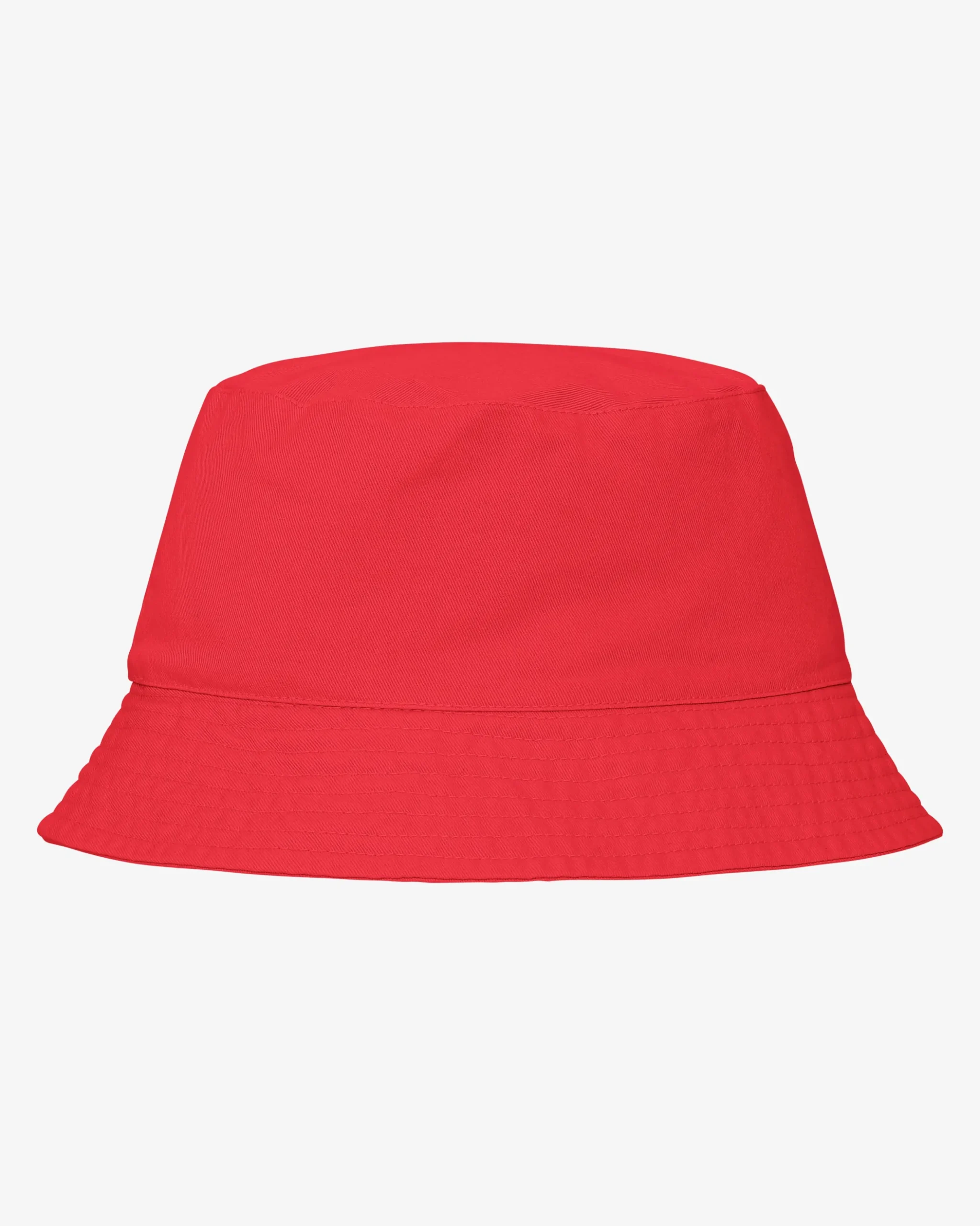 Organic Cotton Bucket Hat - Red Tangerine