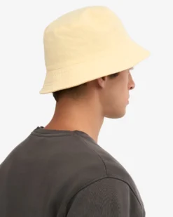 Organic Cotton Bucket Hat - Soft Yellow