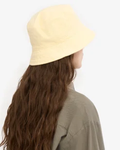 Organic Cotton Bucket Hat - Soft Yellow