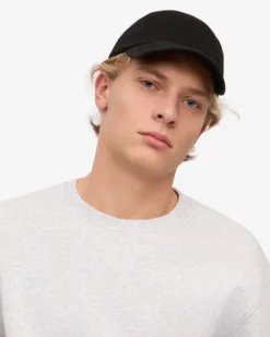 Organic Cotton Cap - Deep Black