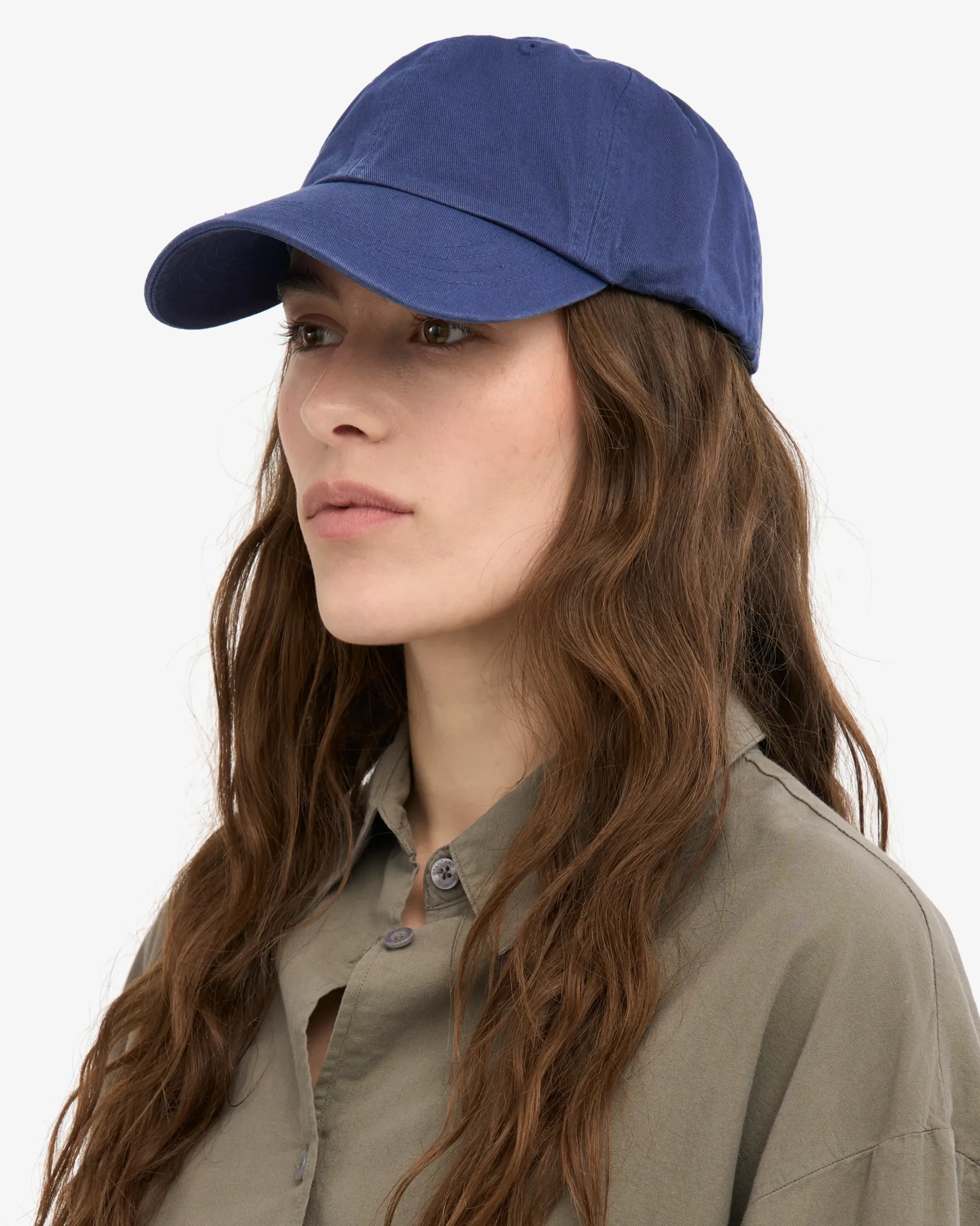 Organic Cotton Cap - Marine Blue