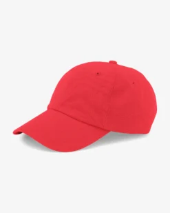 Organic Cotton Cap - Red Tangerine