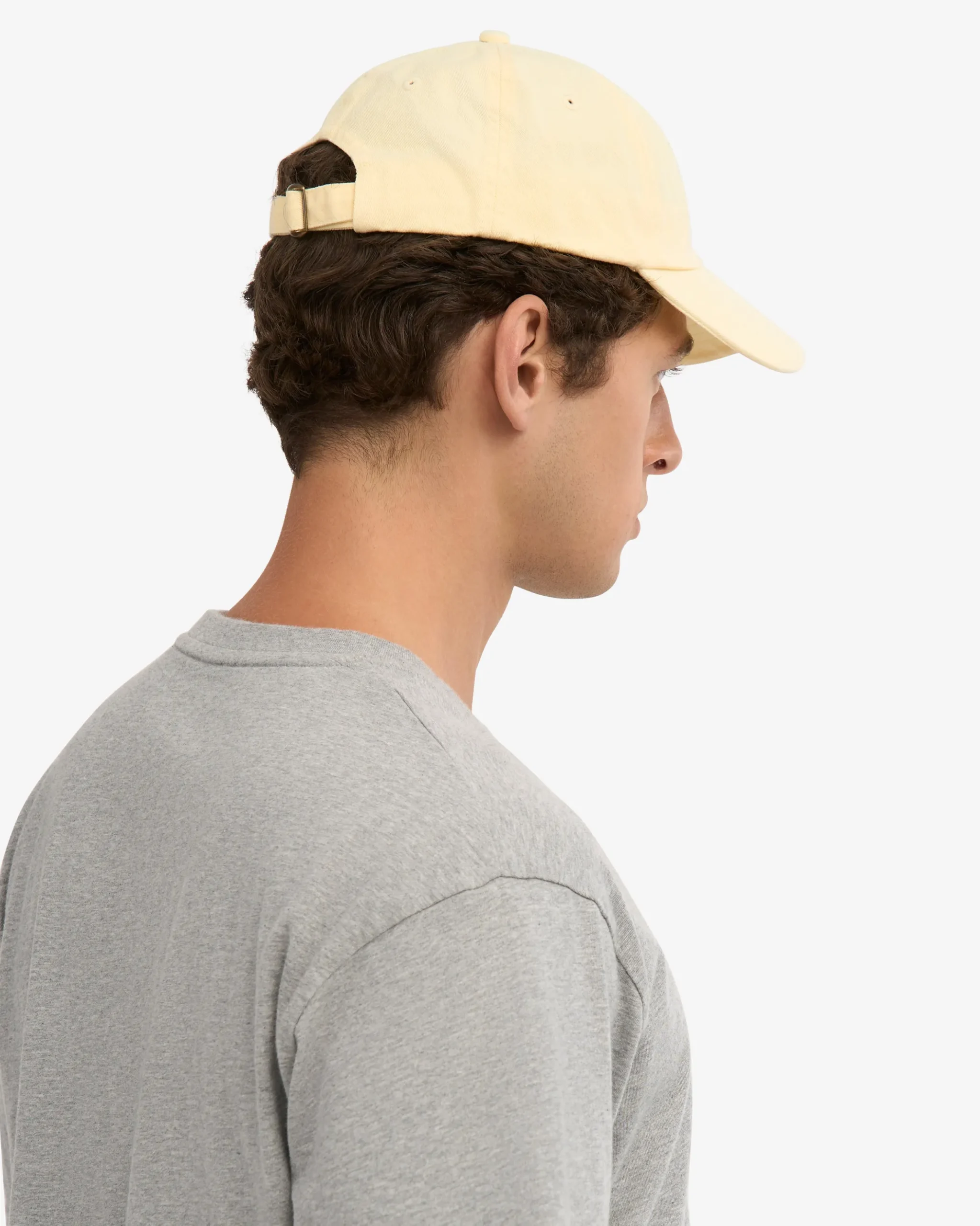 Organic Cotton Cap - Soft Yellow