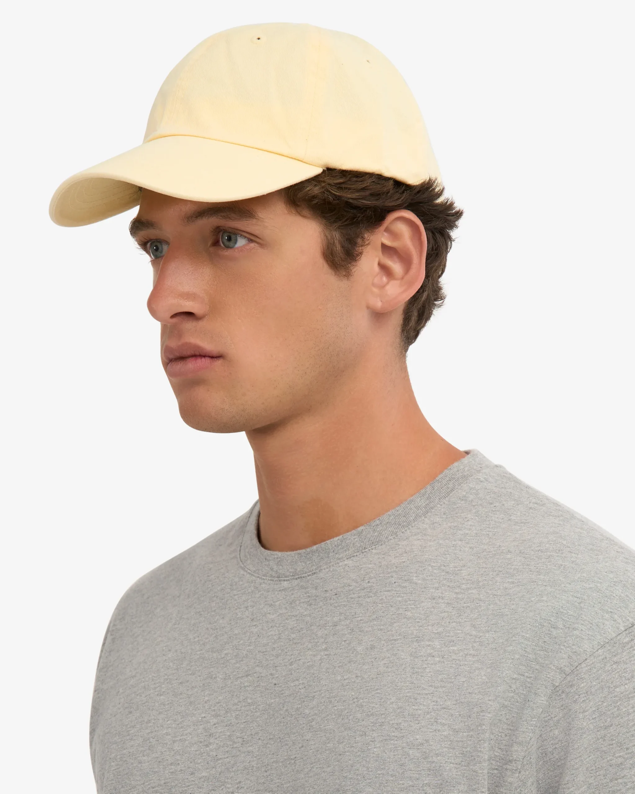Organic Cotton Cap - Soft Yellow