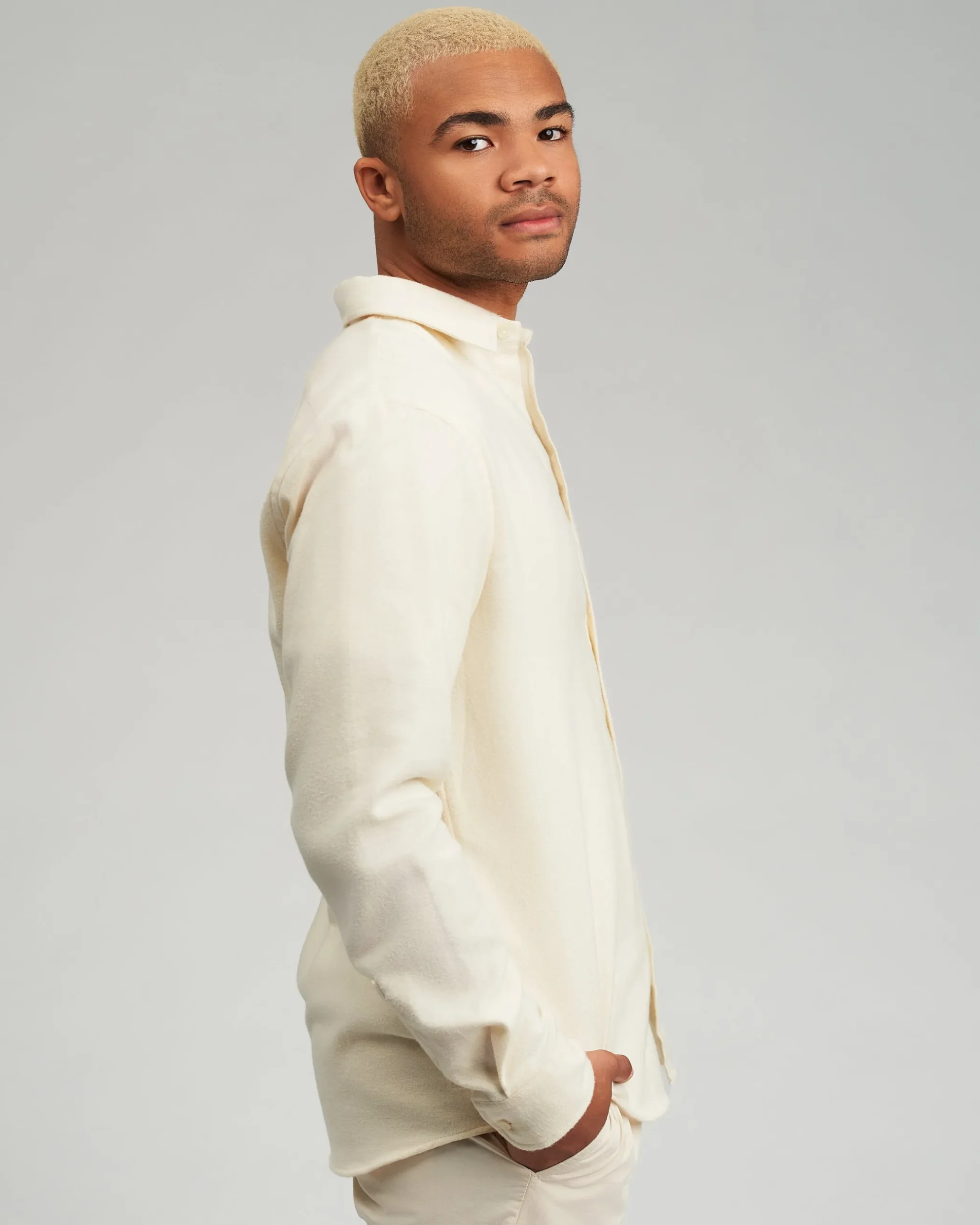 Organic Flannel Shirt - Hunter Green