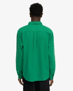 Organic Flannel Shirt - Kelly Green