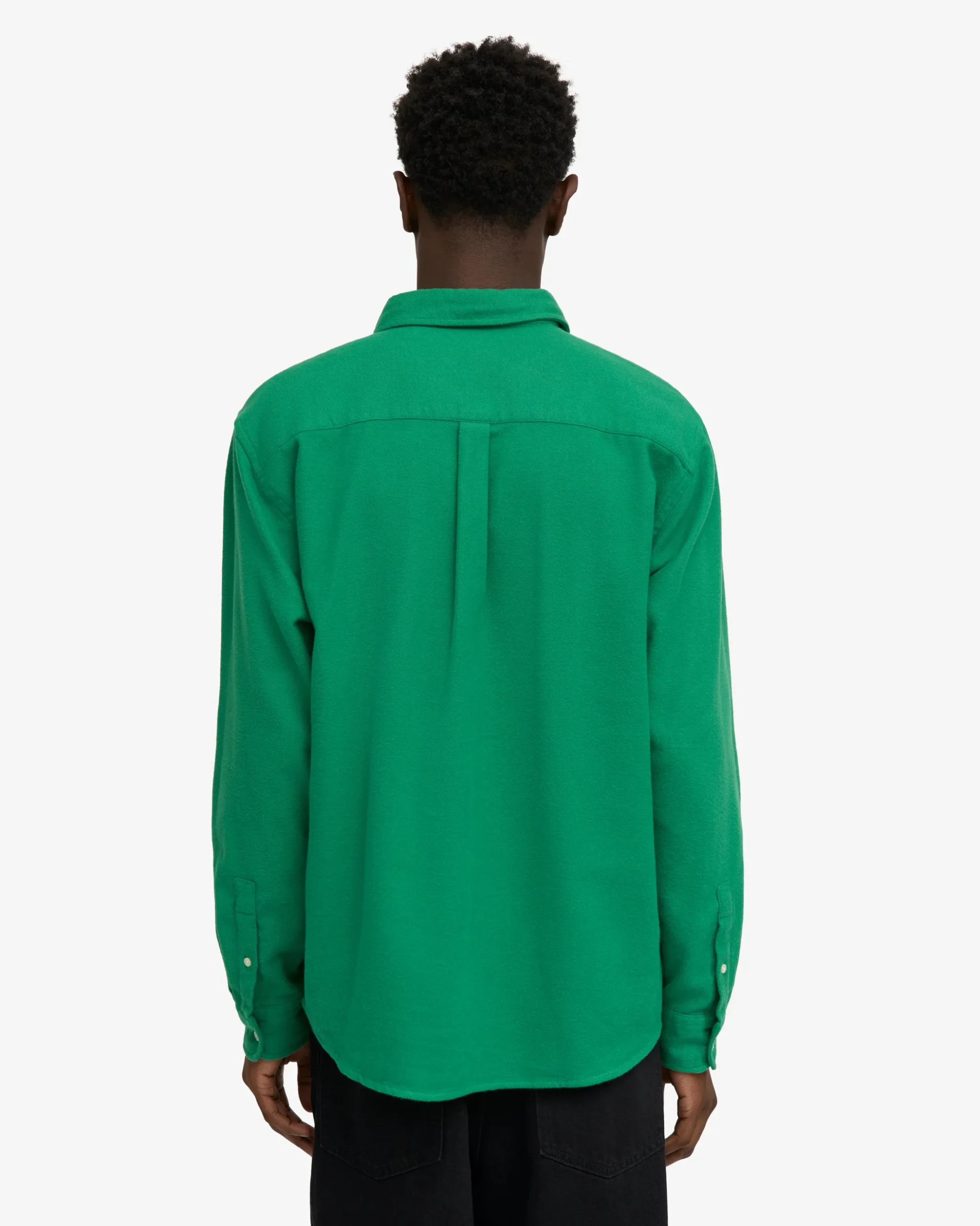 Organic Flannel Shirt - Kelly Green