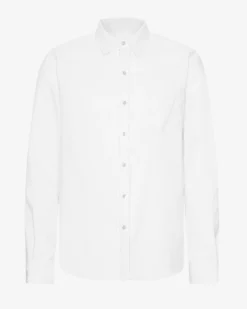 Organic Flannel Shirt - Optical White