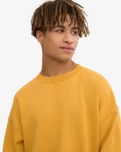 Organic Oversized Crew - Burned Yellow