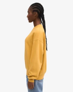 Organic Oversized Crew - Burned Yellow