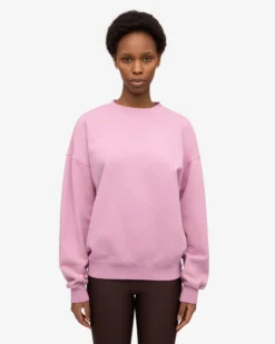 Organic Oversized Crew - Cherry Blossom