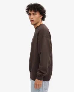 Organic Oversized Crew - Coffee Brown