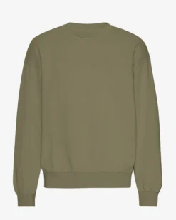 Organic Oversized Crew - Dusty Olive