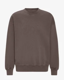 Organic Oversized Crew - Faded Mud