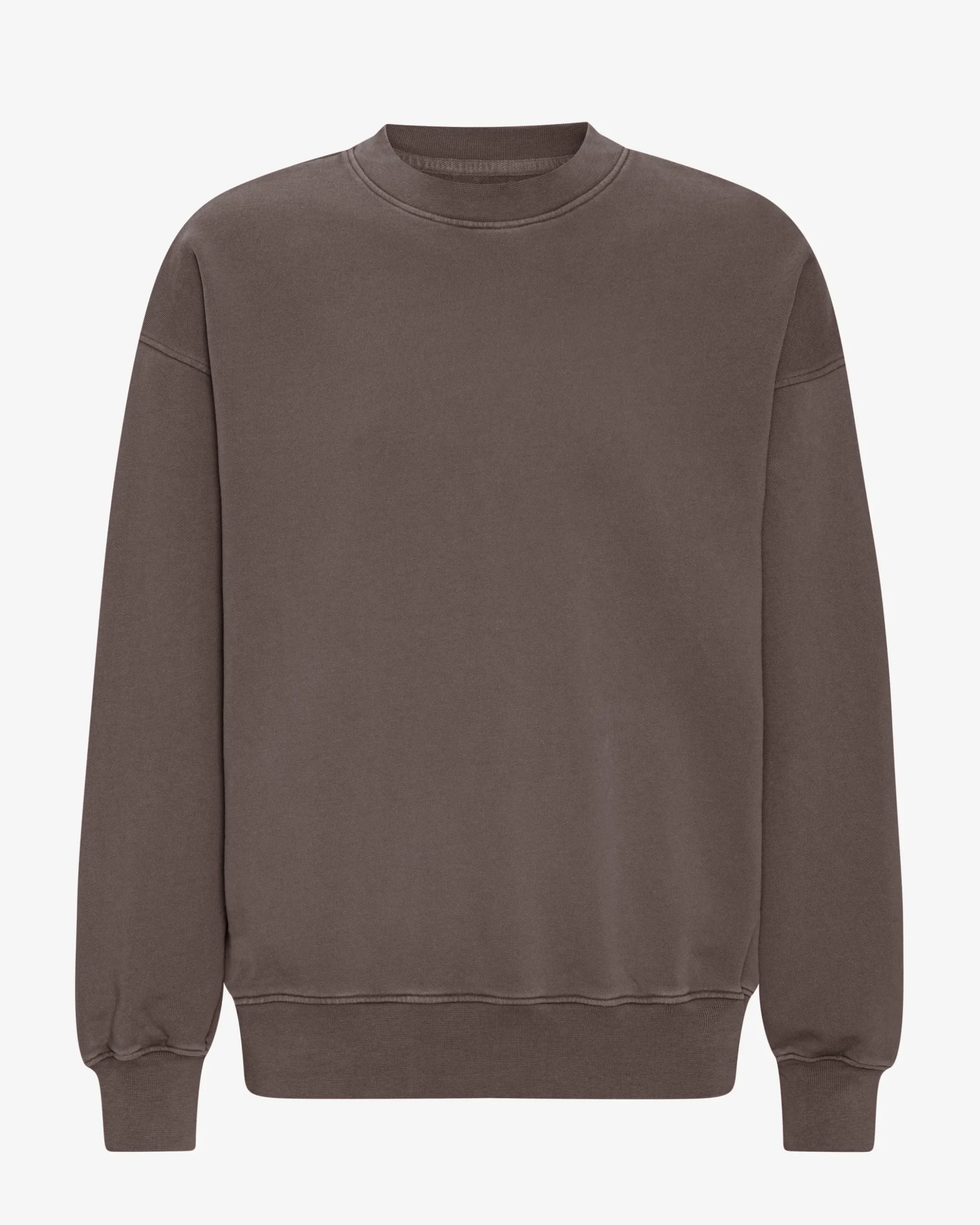 Organic Oversized Crew - Faded Mud