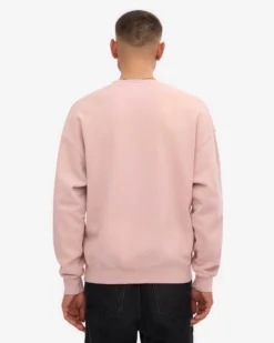 Organic Oversized Crew - Faded Pink