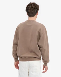 Organic Oversized Crew - Faded Khaki