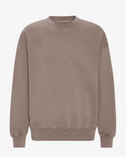 Organic Oversized Crew - Faded Khaki