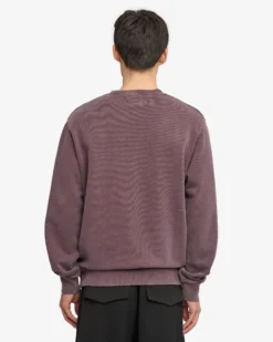 Organic Oversized Crew - Faded Grape