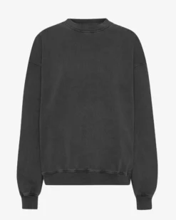 Organic Oversized Crew - Faded Black