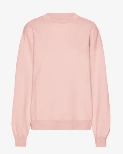 Organic Oversized Crew - Faded Pink