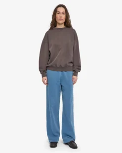 Organic Oversized Crew - Faded Mud
