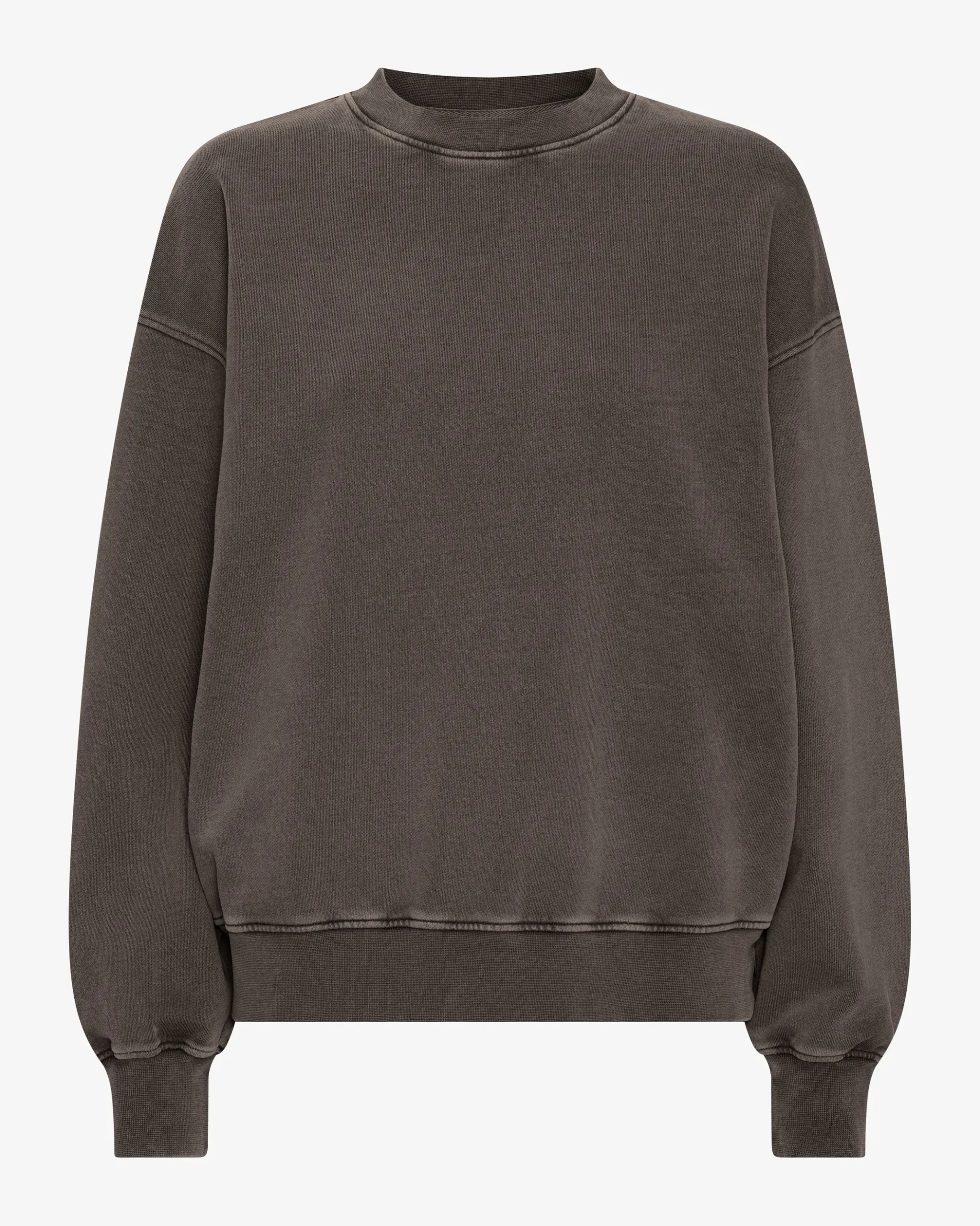 Organic Oversized Crew - Faded Mud