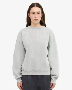 Organic Oversized Crew - Faded Grey
