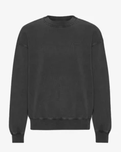 Organic Oversized Crew - Faded Black