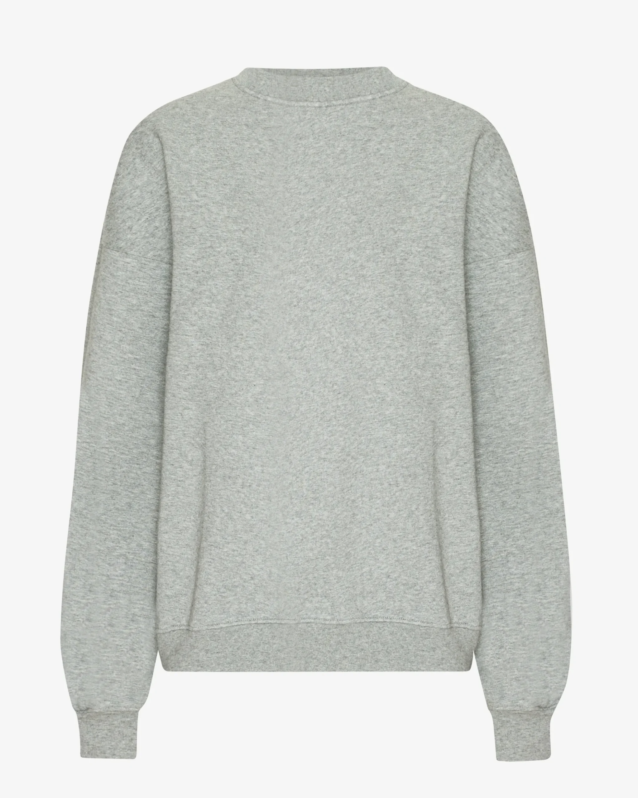Organic Oversized Crew - Heather Grey