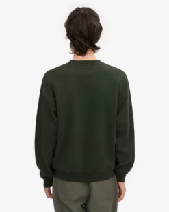 Organic Oversized Crew - Hunter Green