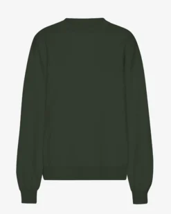 Organic Oversized Crew - Hunter Green