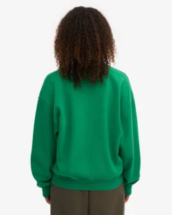 Organic Oversized Crew - Kelly Green