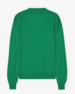 Organic Oversized Crew - Kelly Green