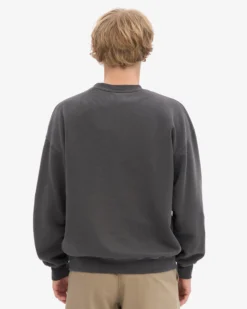 Organic Oversized Crew - Lava Grey