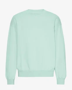 Organic Oversized Crew - Light Aqua