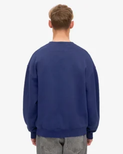Organic Oversized Crew - Marine Blue