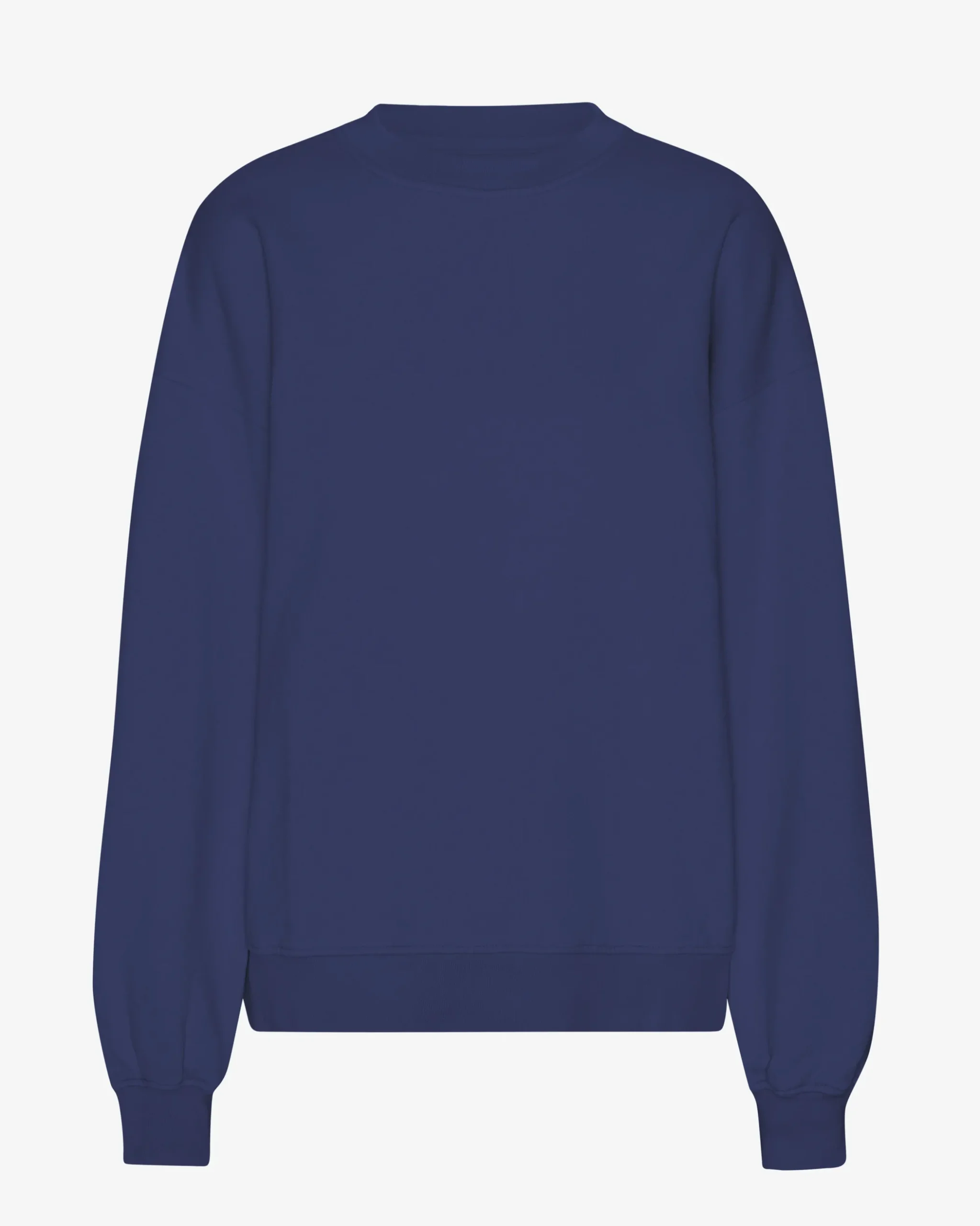 Organic Oversized Crew - Marine Blue