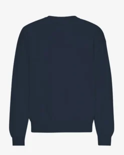 Organic Oversized Crew - Navy Blue