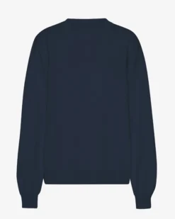 Organic Oversized Crew - Navy Blue